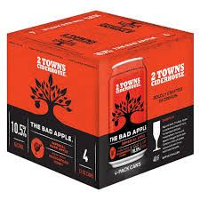 2 Towns Bad Apple 4Pk 12Zcan - 4PK