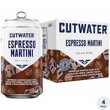 Cutwater Chocolate Espresso Martini 12Zcan - 4PK Cutwater Chocolate Espresso Martini 12Zcan - 4PK
