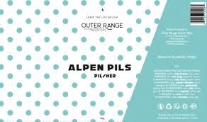Outer Range Alpen Pils Pilsner 16Z Can - SGL Outer Range Alpen Pils Pilsner 16Z Can - SGL
