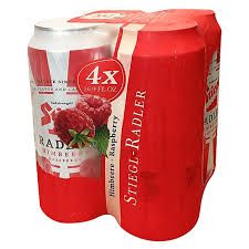Stiegl Raspberry Radler 16.9Z Can - 4PK Stiegl Raspberry Radler 16.9Z Can - 4PK