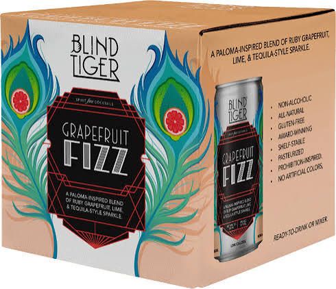 Blind Tiger Grapefruit Fizz 8.4Z Can Non-Alch - 4PK Blind Tiger Grapefruit Fizz 8.4Z Can Non-Alch - 4PK