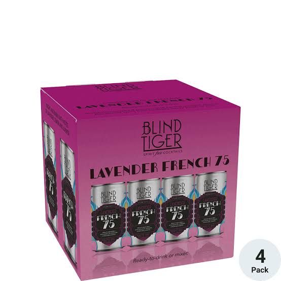 Blind Tiger Lavender French 75 8.4Z Can Non-Alch - 4PK Blind Tiger Lavender French 75 8.4Z Can Non-Alch - 4PK