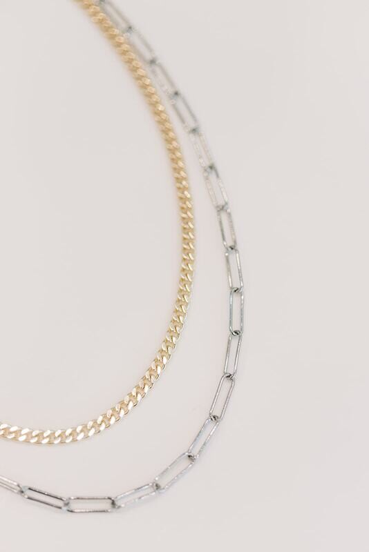 Revolution 2 Layer Necklace 