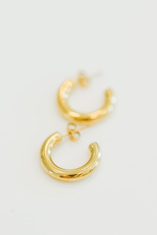 Chunky Gold Hoops