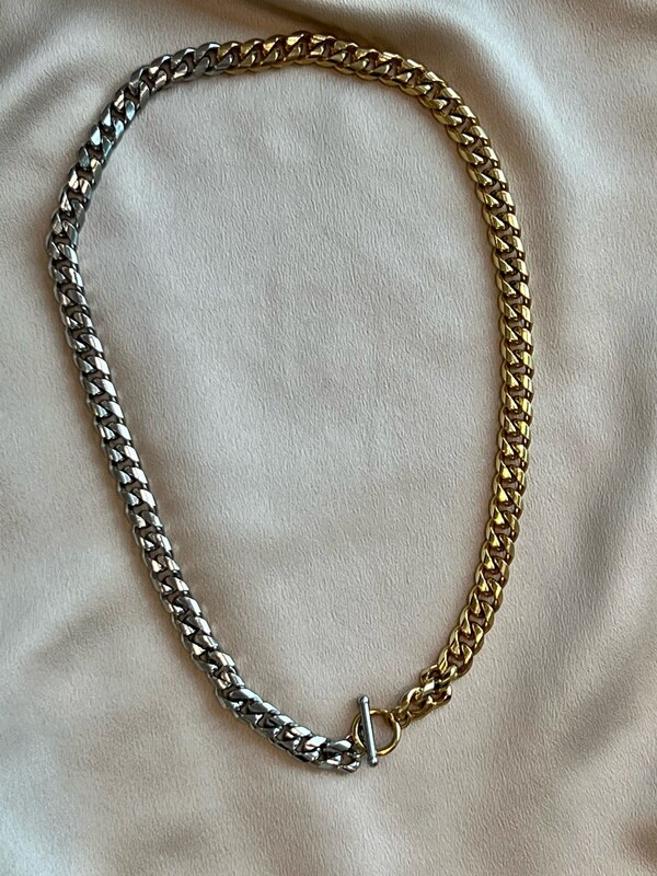 Ashley Two Tone Chain 