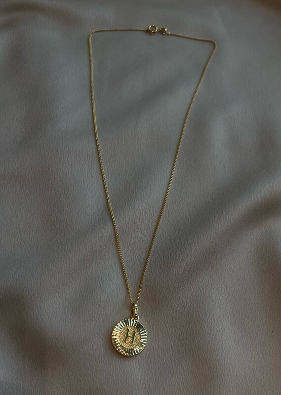 Initial Medallion Necklace