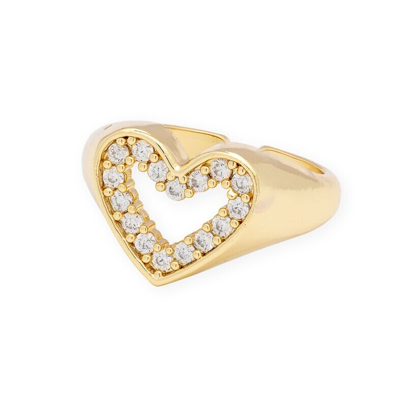 Radiant Heart Ring
