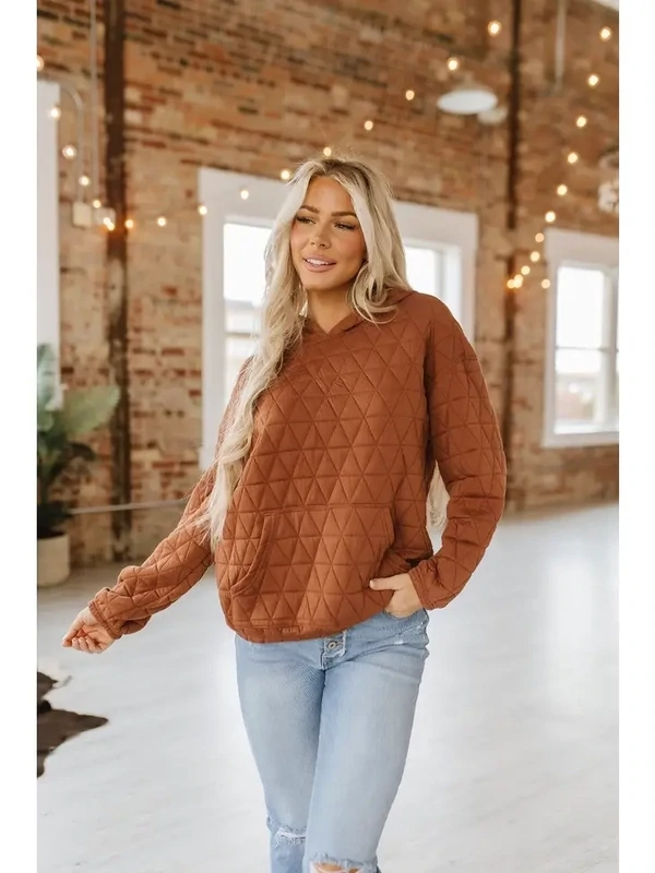 Quilted Pocket Hoodie