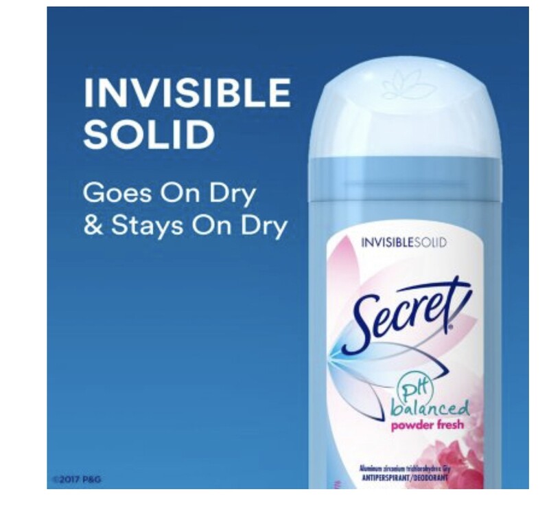 Déodorant pour aisselle” Secret”