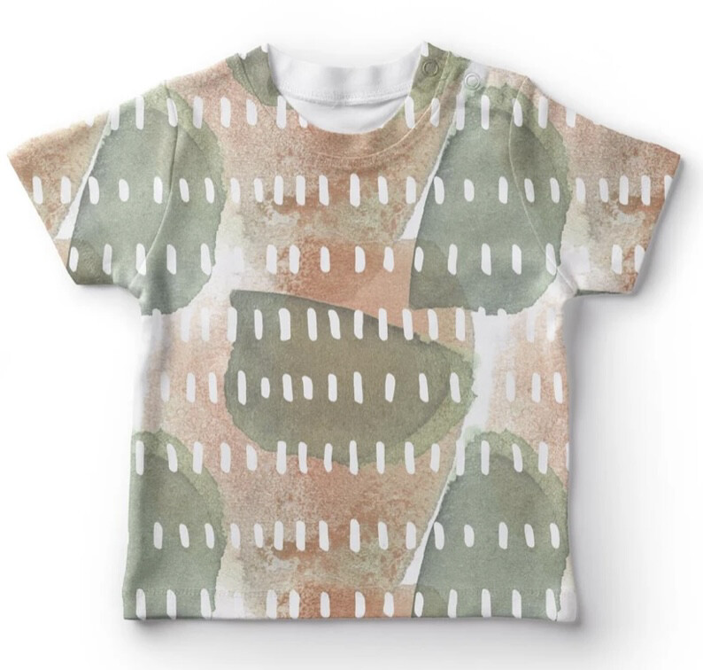 Pink &amp; Green Dashes T-Shirt