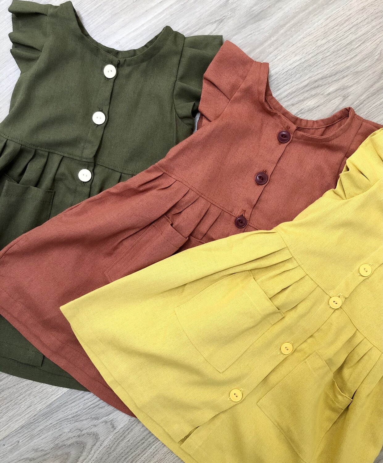 Frill Button Down Dress