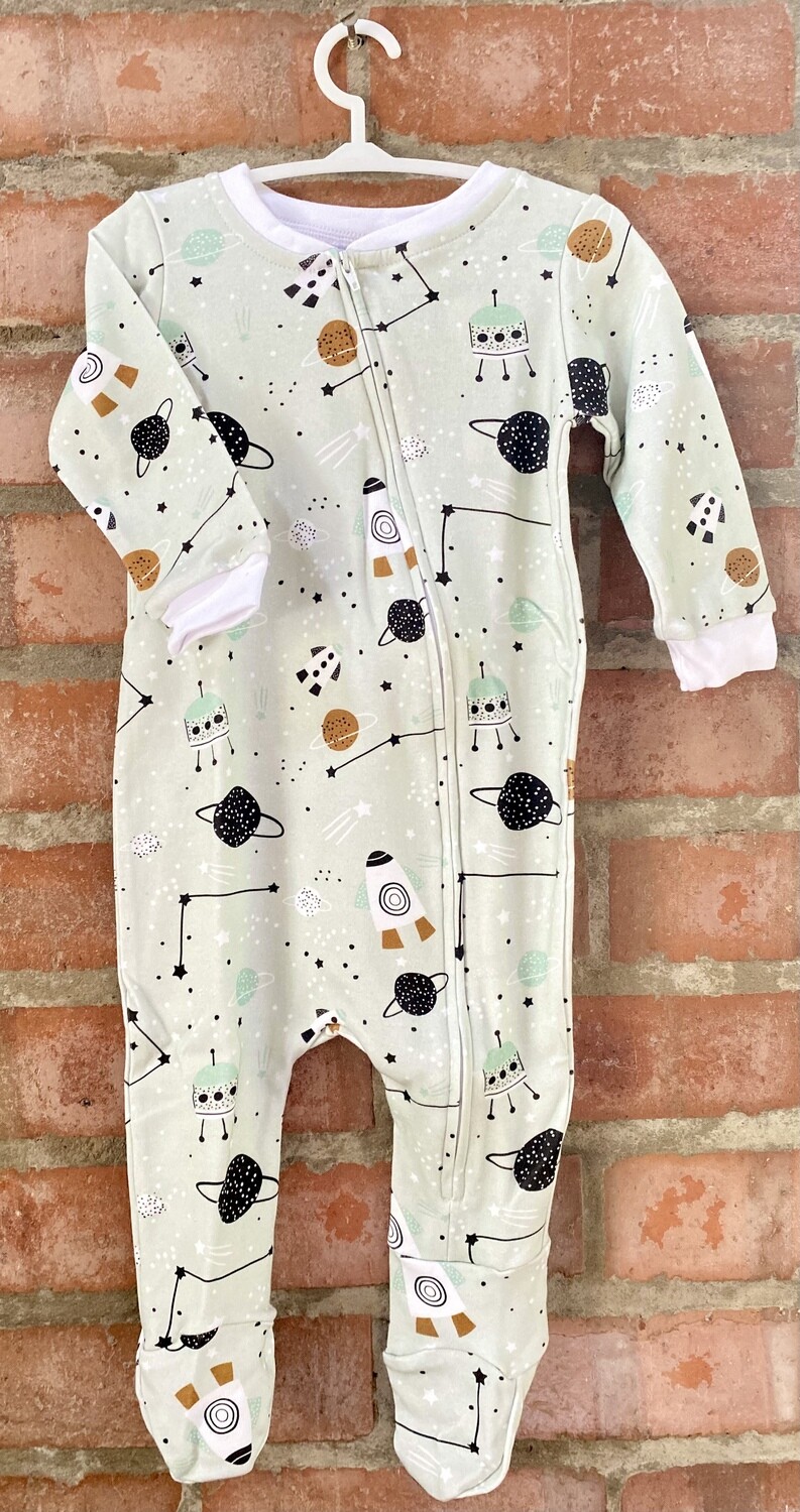 Space Adventure Romper - Footy &amp; Zip