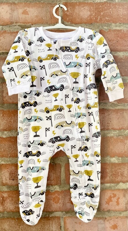 Racing Cars Romper - Footy &amp; Zip