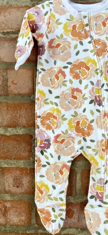 Rusty Rose Romper - Footy &amp; Zip