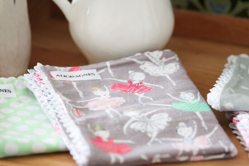“Nina ~ Pretty Ballerina” Flannel Blanket