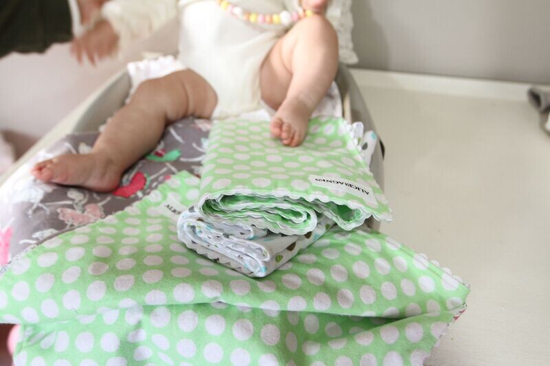“Polkadraai” Flannel Blanket