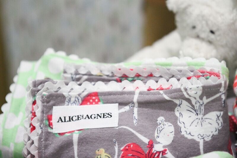 “Nina does the Polkadraai” Flannel Blanket