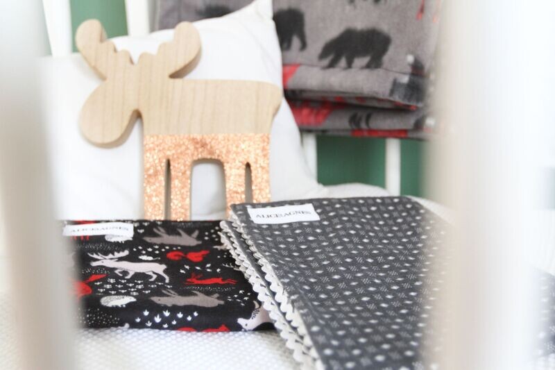 “Forest Friends” Flannel Blanket