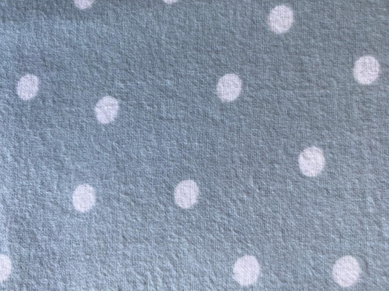 “Join the Dots” Flannel Blanket, Edging: Plain