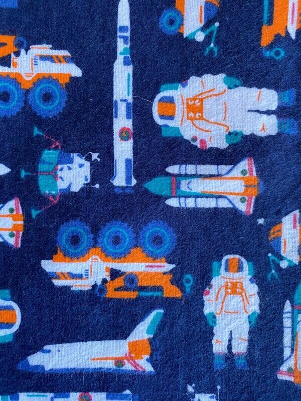 “Man on the Moon” Flannel Blanket