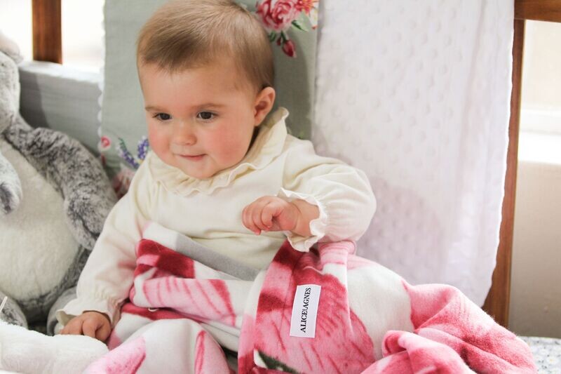 “Giant Lillies” Polar Fleece Blanket