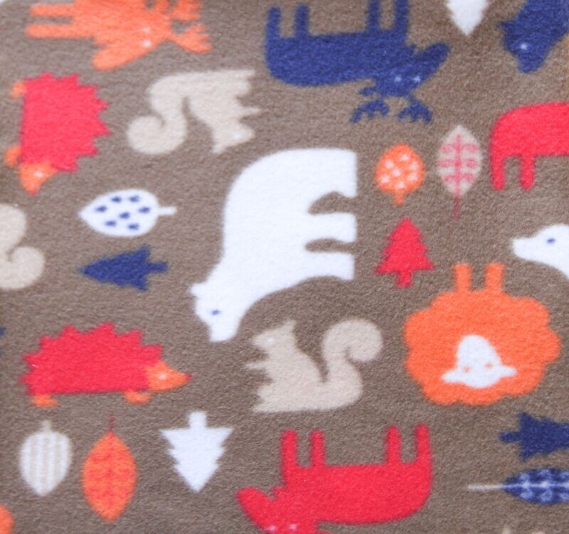 “Winter Animals” Polar Fleece Blanket