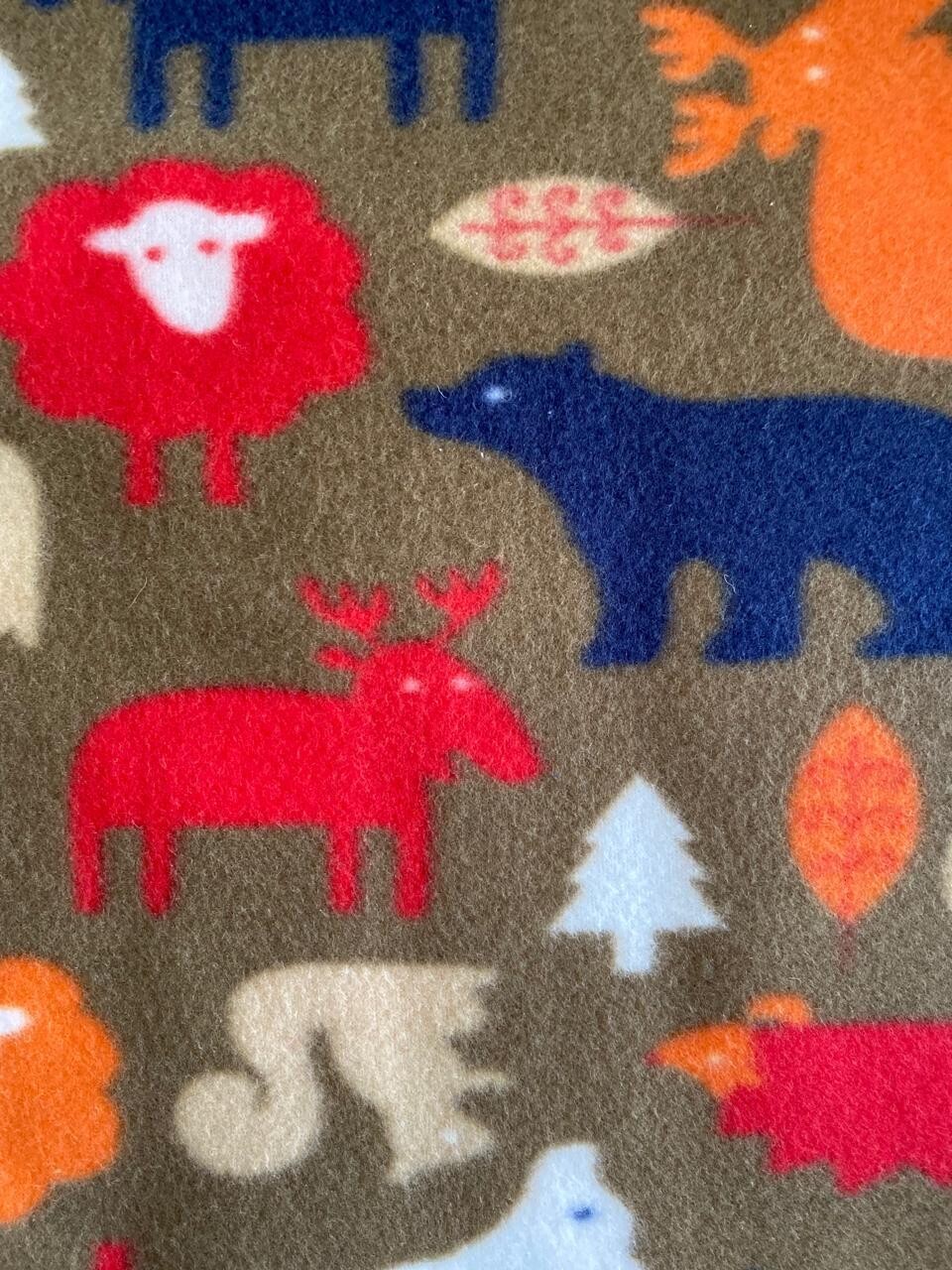 “Winter Animals” Polar Fleece Blanket