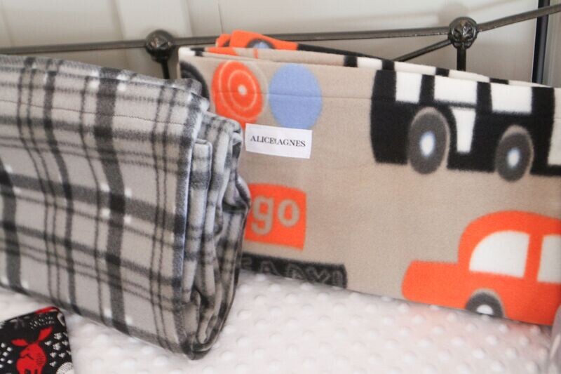 “Scottish Tartan” Polar Fleece Blanket