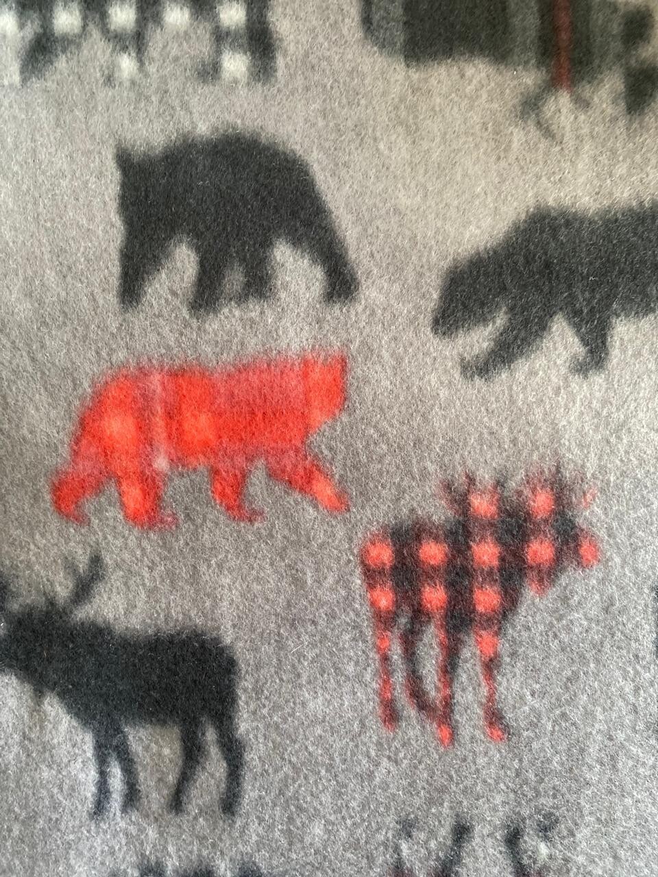 “Moose Tartan” Polar fleece