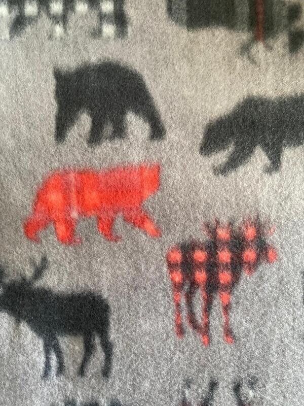 “Moose Tartan” Polar fleece