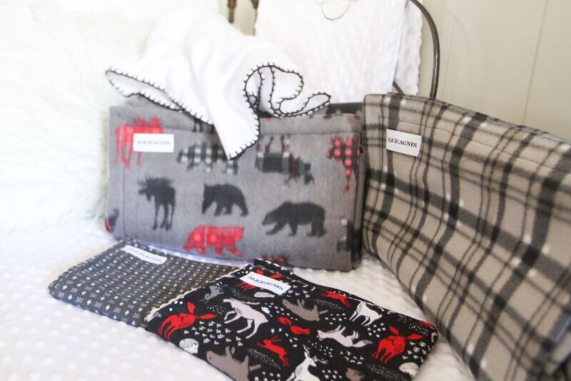 “Moose Tartan” Polar fleece