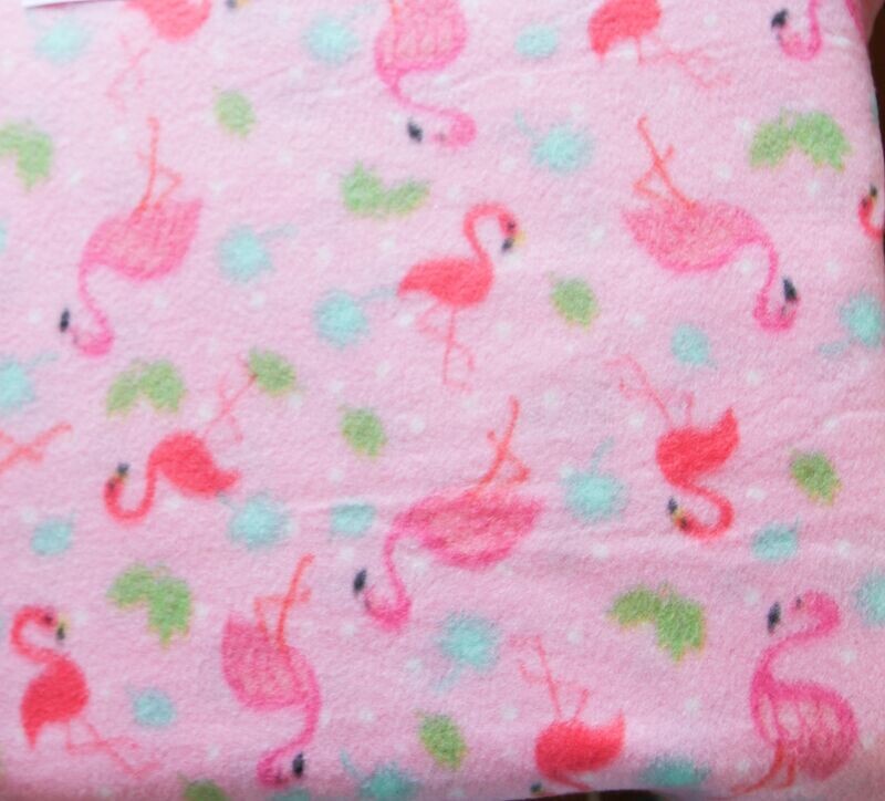 “Pink Flamingos” Polar Fleece