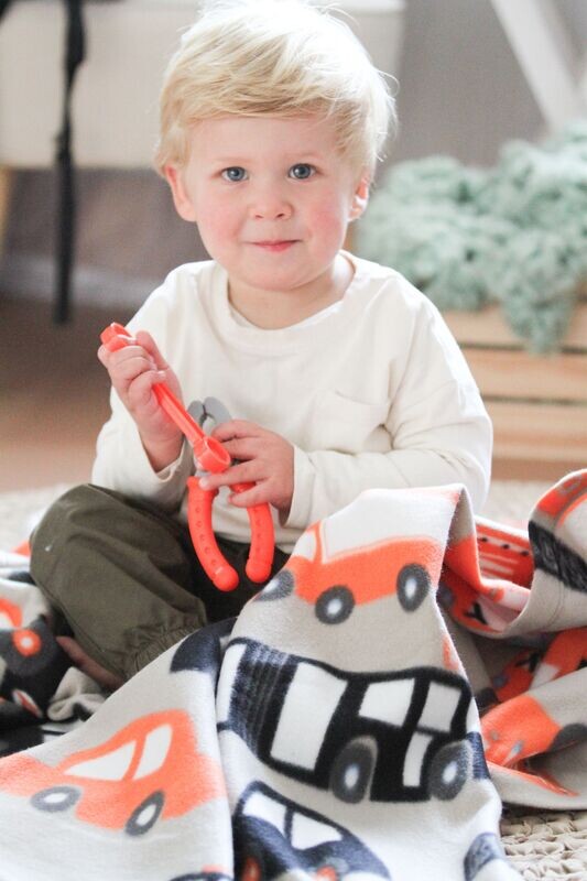 “Emergency Vehicles” Polar Fleece Blanket