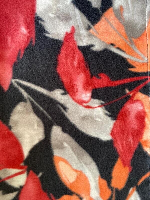 “Giant Autumn Leaves” Polar Fleece Blanket