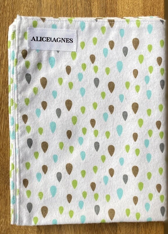 “Raindrops keep falling on my head” Flannel Blanket