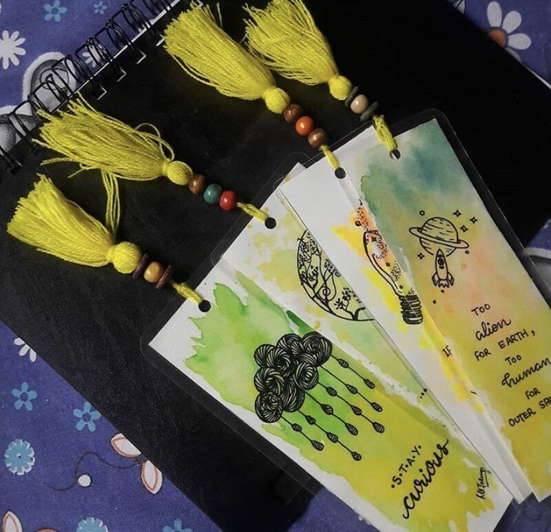 Customised Bookmarks No’s.4 🔖