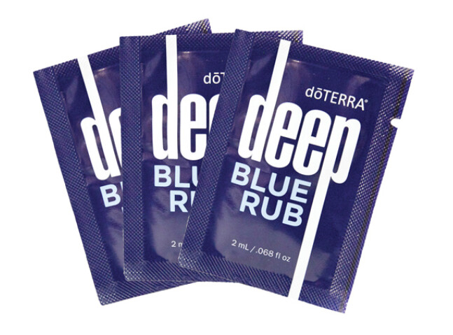Deep Blue Rub Échantillons