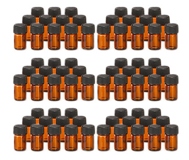 Fioles /Flacons ambrées 2 ml (72 unités)