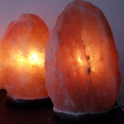 Lampe en cristal de &quot;sel d&#39;Himalaya&quot;