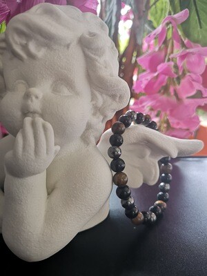 Bracelet en pierre naturelle &quot;Protection&quot; 8 mm