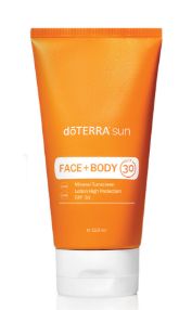 Crème solaire minérale pour le visage et le corps