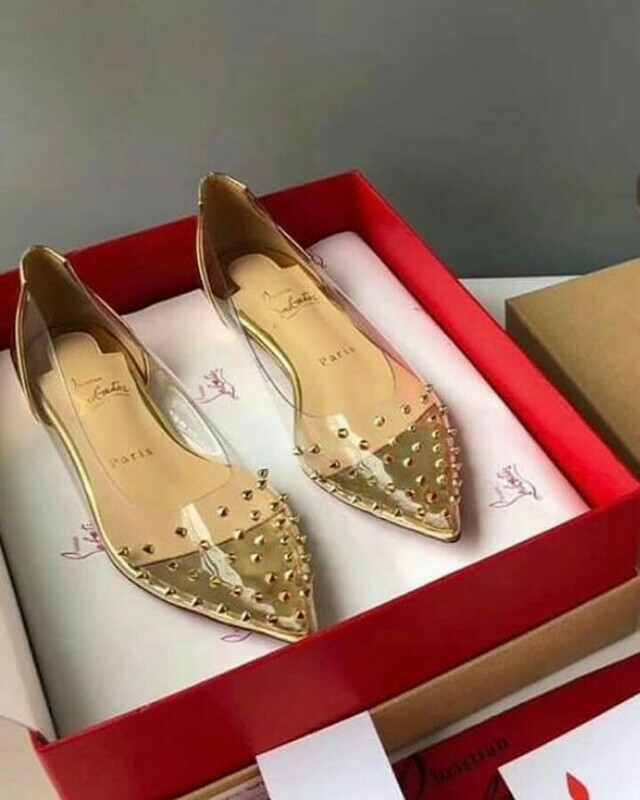 Golden shoes