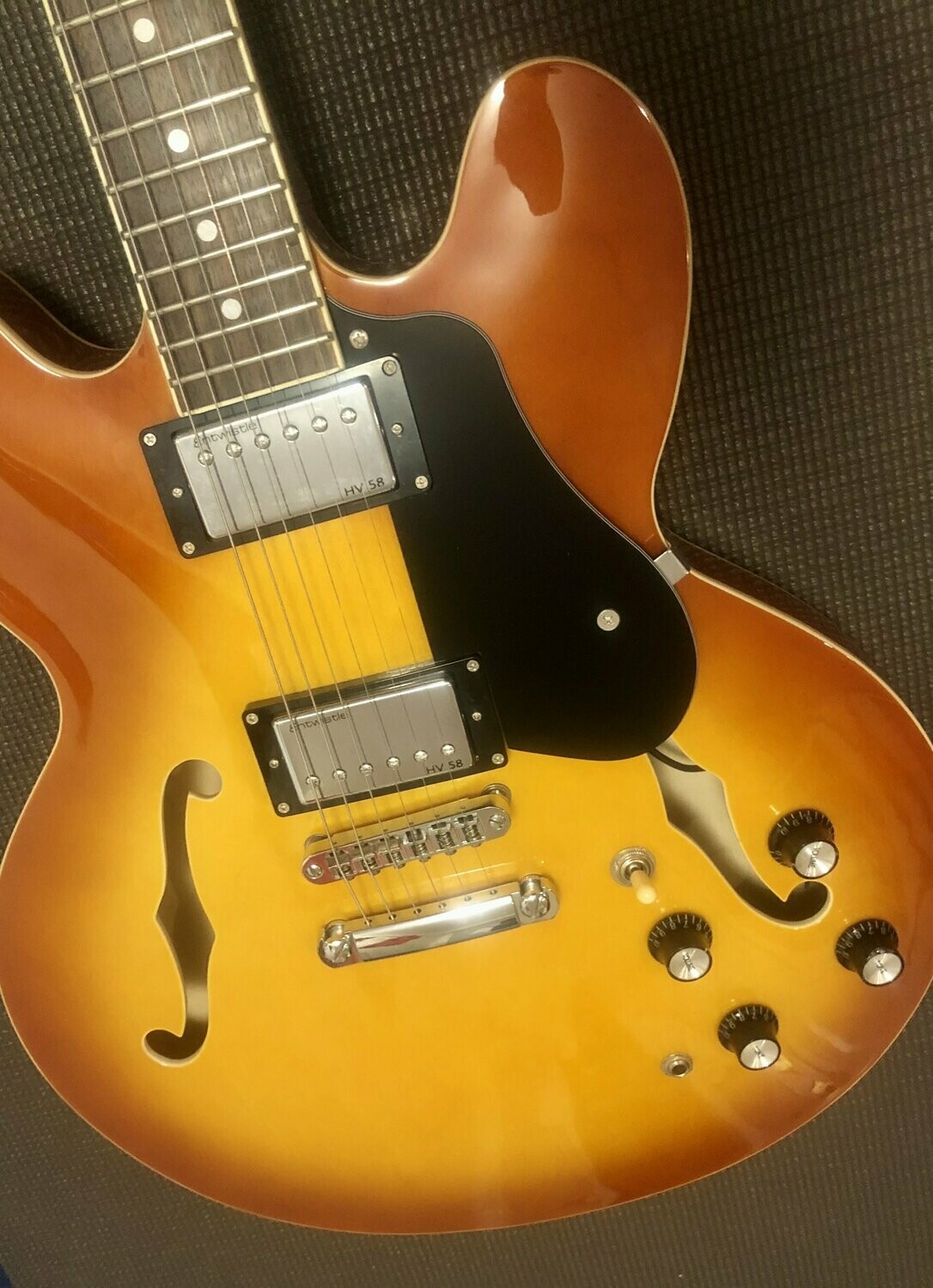 cheap semi hollow body guitar