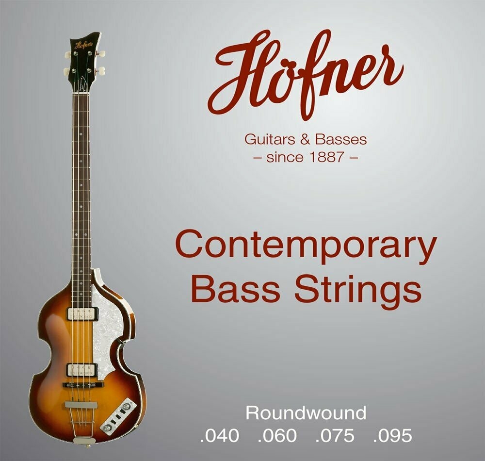 HOFNER CONTEMPORARY BASS ROUNDWOUND