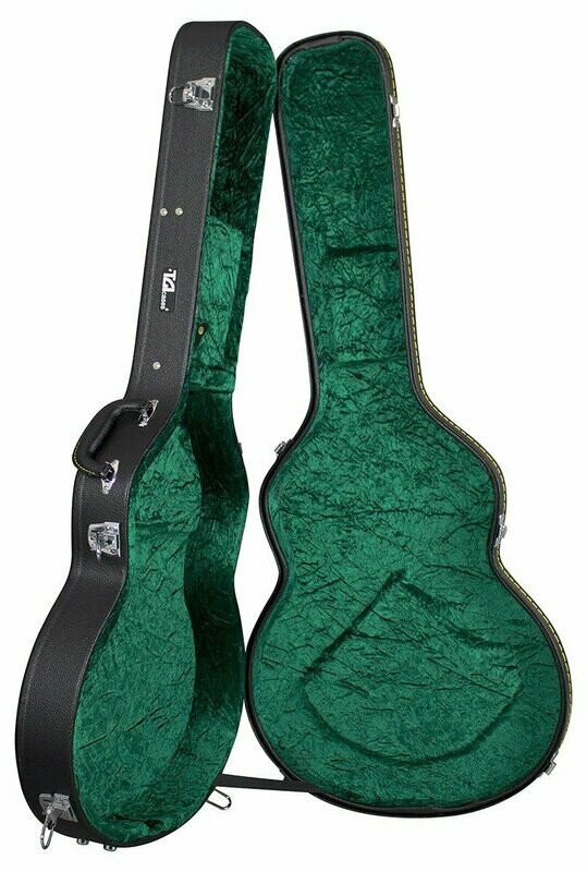 TGI CASE WOOD ELECTRIC 335 STYLE GUITAR