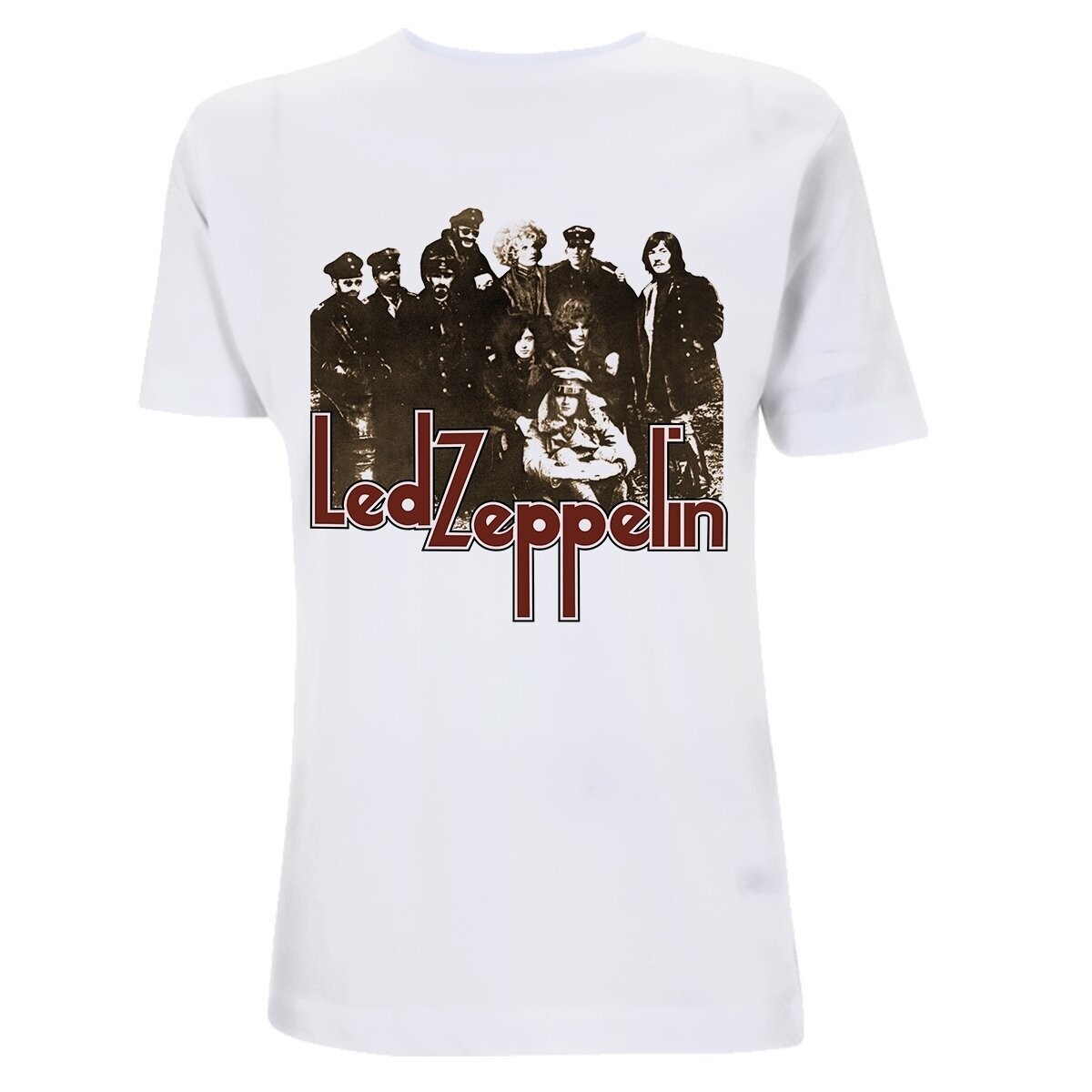 LED ZEPPELIN TSHIRT LZ II PHOTO WHITE