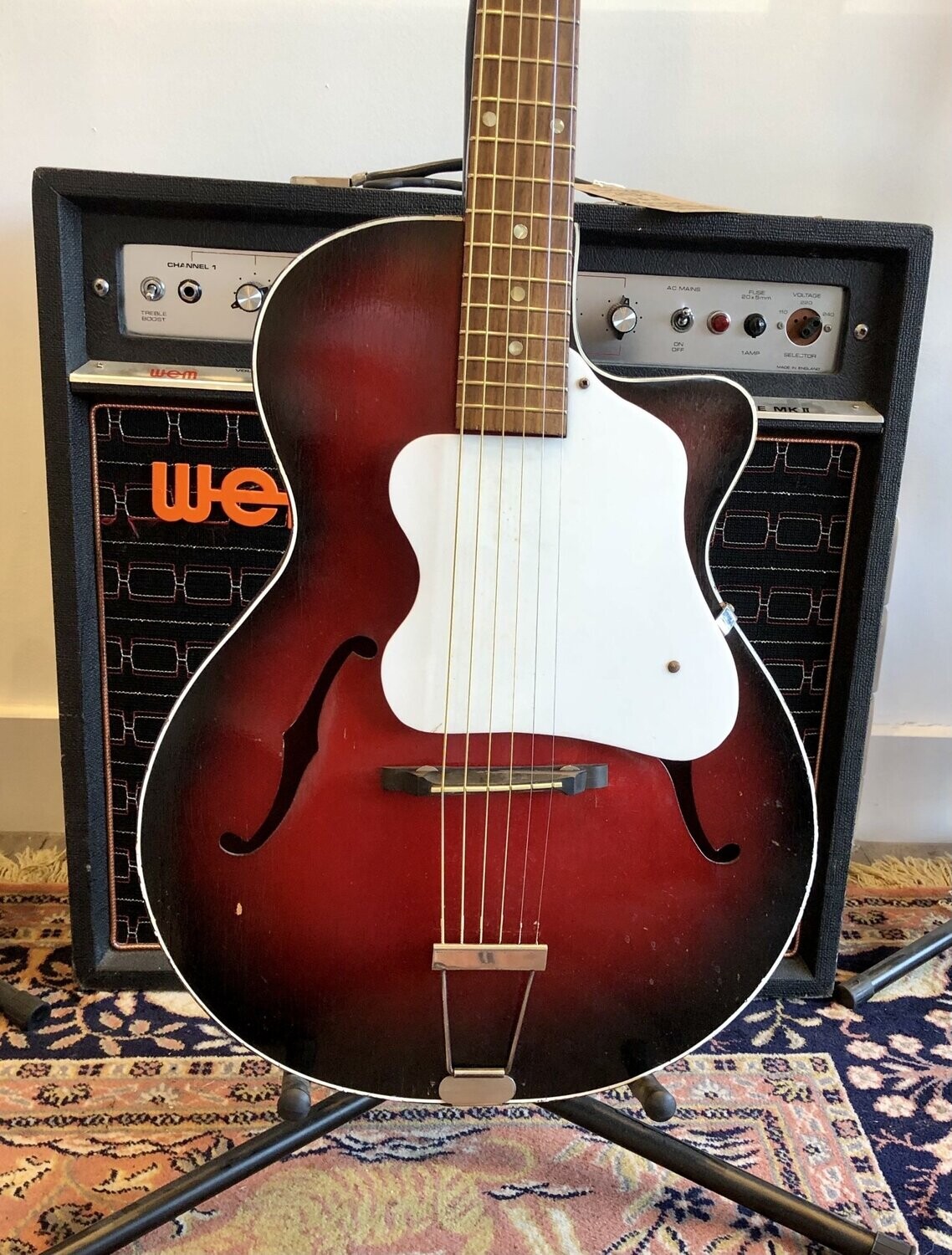 1960s Egmond Parlour Archtop Guitar