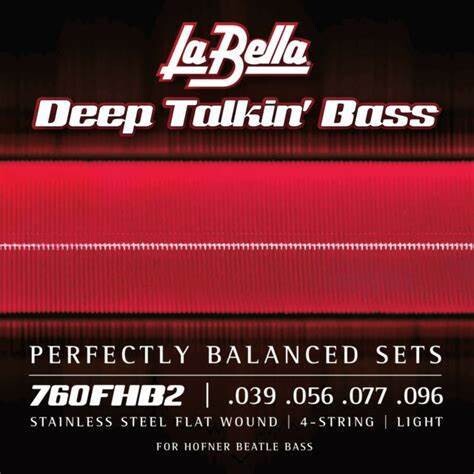 Restring & setup Hofner bass with La Bella Bass Guitar Strings - Hofner Restring & setup Hofner bass with La Bella Bass Guitar Strings - Hofner "Beatle" Deep Talkin' Bass Series, Light