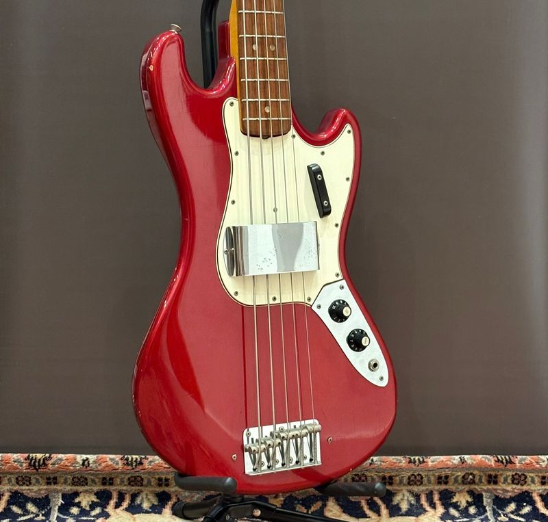 1965 Fender Bass V - Candy Apple Red