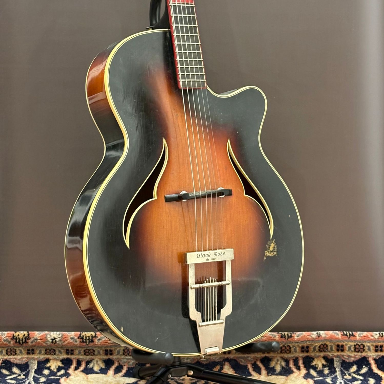 1950s Framus Black Rose De Luxe